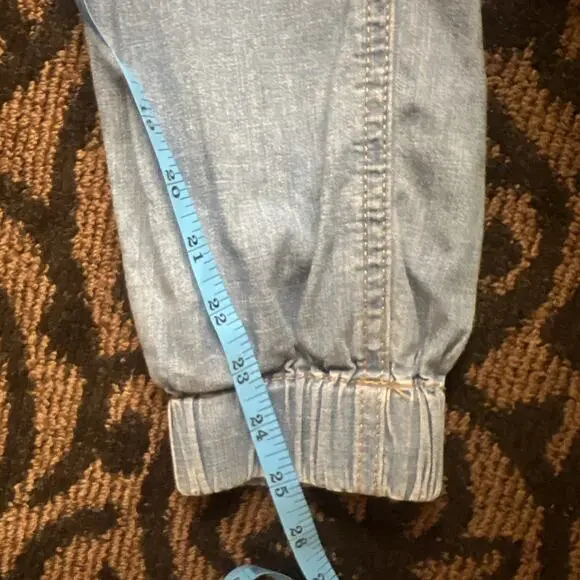 NoBo No Boundaries Womens Denim Mechanic Jumpsuit Sz XS Retro Romper Classic - Picture 9 of 9